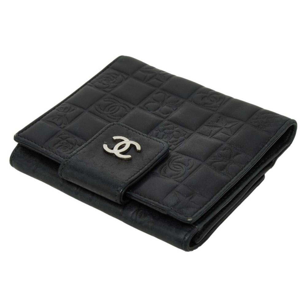 CHANEL Authentic Black Leather Wallet - Picture 5 of 10